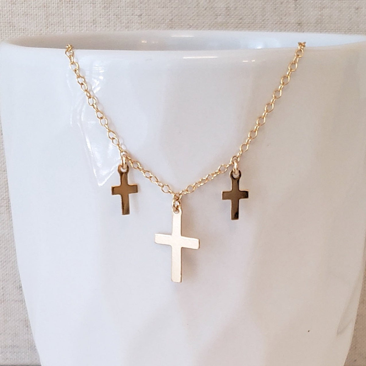 Triple Cross Necklace – MissElenious Jewelry