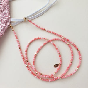 Pink Coral Mask Chain