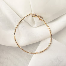 2mm Gold Ball Bracelet