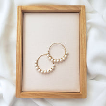 Pearl Wrapped Hoops