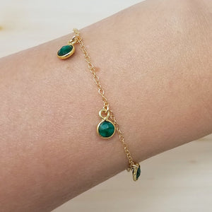 Emerald Shaker Bracelet