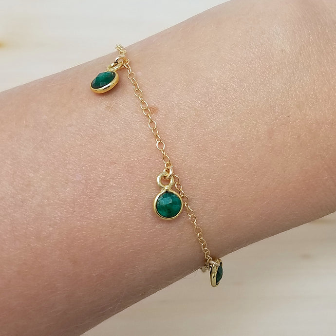Emerald Shaker Bracelet