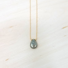 Pyrite Drop Necklace