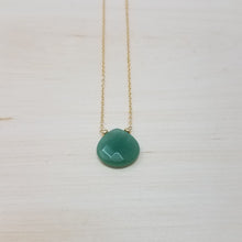 Green Aventurine Drop Necklace