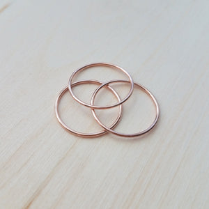 Single Rose Gold Filled Ring