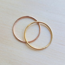 Single Yellow Gold Filled Ring