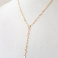 Glitter Lariat Necklace