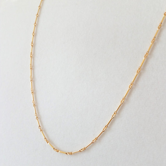 Long Bar Chain Necklace