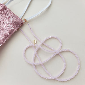 Pink Sparkle Mask Chain