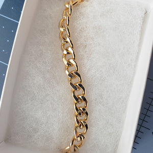 7.2mm Curb Chain Bracelet