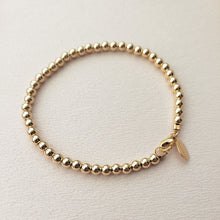 4mm Gold Ball Bracelet