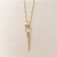 Oversize Clasp Charm Necklace