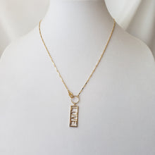 LOVE Twisted Bar Necklace