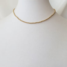 3mm Gold Ball Necklace