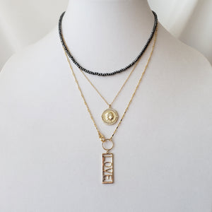 LOVE Twisted Bar Necklace