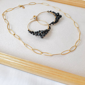 Oval Paperclip Necklace